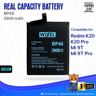 WIXEL Baterai XiaoMi BP40 Redmi K20 / K20 Pro / Mi 9T / Mi 9T Pro Double Power Real Capacity Origina