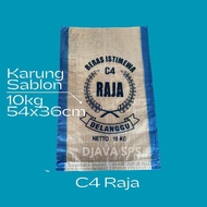 Karung Beras  10Kg SABLON isi 10