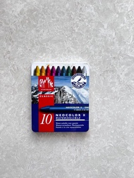 Caran d'Ache Classic Neocolor II 水溶性粉彩，10種顏色