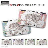 new3DS LL カバー ケース new 3DSLL new 2DS LL 3DS LL カバー Nintendo かわいい おしゃれ 大人 子供 キッズ おもちゃ ゲーム 犬 ワンちゃん イラスト おひるね ペット かわいい