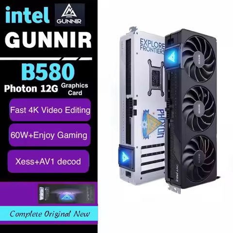 New arrival! Original GUNNIR Intel Arc B580/B570 12GB/10GB Photon GDDR6 2850MHz 192-bit,Fan Graphics
