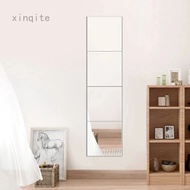 Mirror Tile Wall Sticker Square Self Adhesive Stick On 0.1mm Bathroom