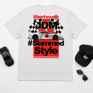 GILAN T-shirt Distro Unisex Racing Car Hotwheel LIBERTY WALK SLAMMED FERRARI F40 LBWK JDM