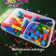 SENSORY MONTESSORI TRAY/ CHILDREN'S PLAY TRAY/ TRAY FOR CHILDREN'S PLAY MONTESSORI TOYS SENSORY PLAY