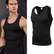 Sleeveless Compression Vest Fitness Vest for Men Quick Drying Sports Breathable Vest For Running