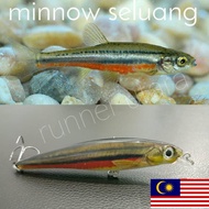 gewang lure fishing casting siakap minnow ikan anak seluang joran bait hook rapala wobbler umpan tom