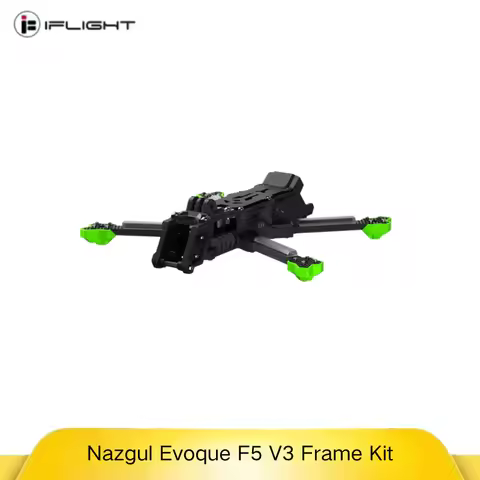 IFlight Nazgul Evoque F5 V3 Frame Kit, Switchable DC/X 5' Carbon Fiber for DJI O4 Pro FPV Freestyle