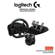 [BUNDLE DEAL]Logitech G923 Trueforce Sim Racing Wheel+Logitech Driving Force Shifter for G29 and G920 Racing Wheels