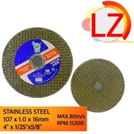 LZ 4" CUTTING DISC (GREEN) 41WA-107X1.0X16