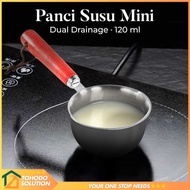 One Two Cups Mini Milk Pan Stainless Steel 410 Dual Drainage - HK1