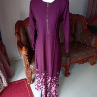 Jubah Floral Muslimah BUTIK IDEAL LADY Raya2020 Jubah Fashion