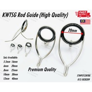 KWTSG Guide High Quality (Sliver) Stainless Steel Rod Guide Cincin Rod Guide