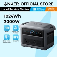 Anker SOLIX C1000 Gen 2 Portable Power Station 1024Wh 2000W (Peak 3000W) 9-Port Generator A1763