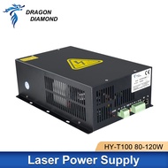 Original Co2 Laser Power Supply HY T100 100-120W Laser Source For Reci 80W 100W Co2 Laser Tube Laser
