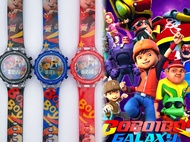 (K53B) Jam Tangan Boboiboy Muzik Lampu / Cartoon Light Music Kids Watch