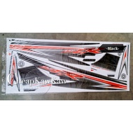 YAMAHA Y125ZR Stripe Stiker Sticker Y125Z 125Z 125ZR Y125Z Y125 12 BODY COVERSET COVER SET KAVERSET