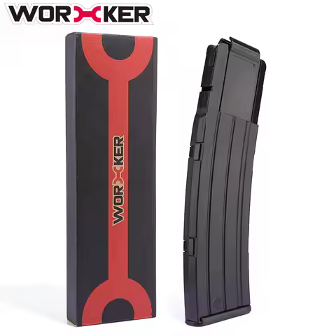 Worker 22 Long Darts Magazines Bullets Model Curve Soft Bullet Clip Ammo Cartridge Dart Clip for Ner