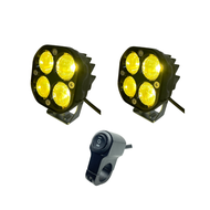 สปอร์ตไลท์ สว่างตาแตก 40W ไฟสปอร์ตไลท์รถยนต์ ไฟหน้ารถ LED SPOT BEAM US 40W(801508)