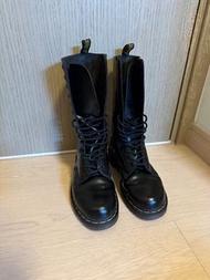 Dr. Martens 14 eye black boots EU38 14孔 高筒靴