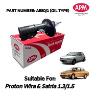 APM Proton Wira &amp; Satria 1.3 /1.5 Front (Depan) /Rear (Belakang) Gas &amp; Oil Shock Absorber Set