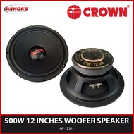Crown HW 1250 12 inch Speaker / Crown Woofer Speaker /  12 inch 500 watts / Crown HW 1250 / Orignal 