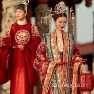 YQMing Hanfu Wedding Clothes2023Bridal Wedding Dress Ancient Costume Wedding Dress a Chaplet and Official Robes Chinese