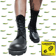 GIBSON S CAT/ROTC COMBAT BOOTS (Black)