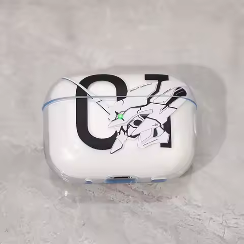 For AirPods 4 2024 Anime E-Evangelions EVA Couple Earphone Case for AirPods Pro2 Pro 1 2 3 Case Anim