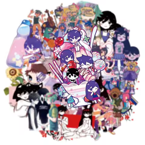 10/30/60pcs Game Omori Stickers Anime Decals Graffiti Car Skateboard Laptop Omori Sunny Waterproof C