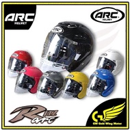 ARC RITZ TOPI KELEDAR MOTOSIKAL ARC HELMET MOTOR OPEN FACE MOTORCYCLE HELMET ARC RITZ