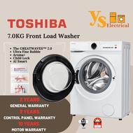 (KL/SEL/N.SEMBILAN) TOSHIBA 7KG Front Load Washing Machine