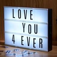 A4 led Proposal light box wording message board box battery operated portable light