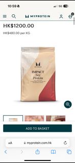 MYPROTEIN- Impact Soy Protein Isolate (2.5kg)  大豆蛋白質粉 (2.5公斤)