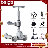 Foldable Scooter outdoor toy folding 3 Wheels scooter 2-12 years old kids scooter