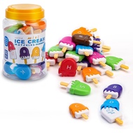 Toddler Alphabet Learning Toys, Ice Cream Letters Matching Montessori Preschool Educational Toys Sui