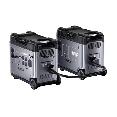 2026 Hot selling 4000W 5KWh Silent Generator Backup Power LiFePO4 Battery Fast Charger UPS Solar Por