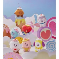[Official] BT21 Cloud Plush Keyring | Cute Puffy Bag Charm & Keychain | BT21 2024 Collection KOYA RJ