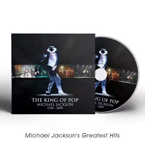 King Of Pop Michael Jackson Music CD 1958-2009 Greatest Hits Album 2pcs Music Record Cosplay Walkman