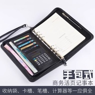 Ready Stock Premium Leather Zipper Organizer Cover with handy holder, notebook, sketch book planner,