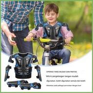 Kids Motorcycle Gear 5 Pieces Dirt Bike Accessories Youth Chest Protector Kids Motocross Gear Dirt B