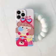I.Case_Store 2 Hard Case Motif Go Girls Compatible with iphone 7 8 Plus X Xs Max XR 11 Pro Max 12 Pr