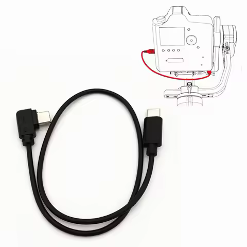 Type-C to Type-C USB Camera Control Cable for ZHIYUN Crane 2S 3S & Canon EOS R RP R5 R6 Nikon Z6 Z7 