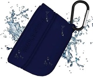 DISH-S Stylish INS Style Silicone Case Cover For Sony Earbuds WF-1000XM3,Waterproof Charging Full Protective Storage Bag With Keychain,Wireless Bluetooth Headset Case (Color : Blue)