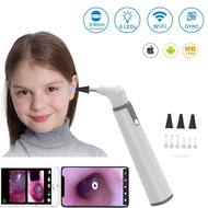Otoscope Ear Camera with Dual View 3.9mm Ear Scope with 6 LED Lights for Kids and Adults