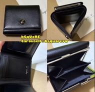 (最後2個) 清貨價 全新 Agnes b VOYAGE Wallet 黑色 圓珠 b Logo 銀包 錢包 (保証專櫃正貨) 有散紙包位 **不帶原裝盒***