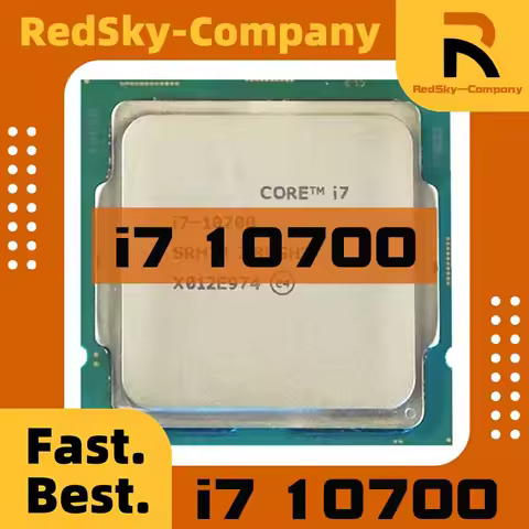 1pcs/lot Core i7-10700 i7 10700 2.9GHz Eight-Core 16-Thread CPU 65W LGA 1200 No Fan Used Test perfec
