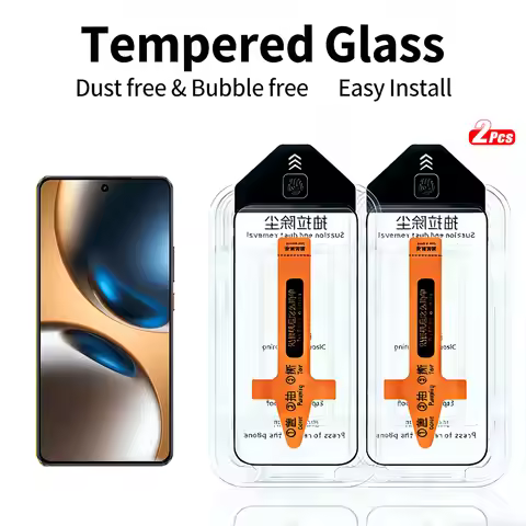 2pcs Tempered Glass for Realme Note 70T 60 60x 50 realme GT7 T GT8 Pro GT 7 7T 8 Pro Screen Protecto