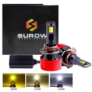 H4 H11 X50 3 Color 65W High Power Car Lights