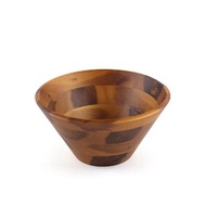 |巧木| 木製凹底沙拉碗(深木色)/木碗/湯碗/餐碗/凹底碗/相思木
