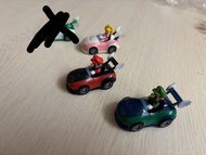 Mario Kart Peach Luigi pull back car Gashapon 2008 瑪利奧孖寶兄弟賽車扭蛋回力車仔 碧姬公主路易吉